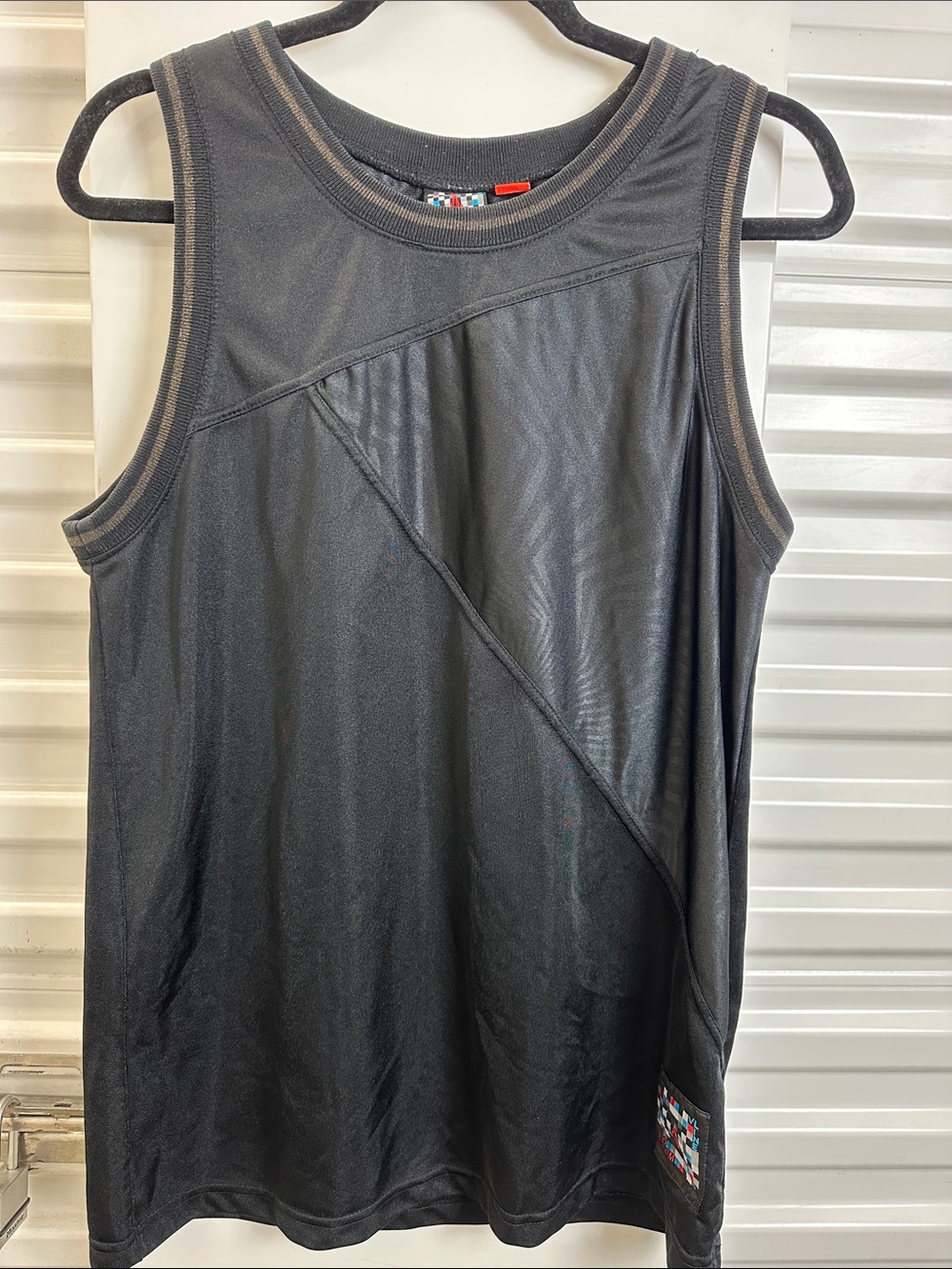 Volcom black performance tank top